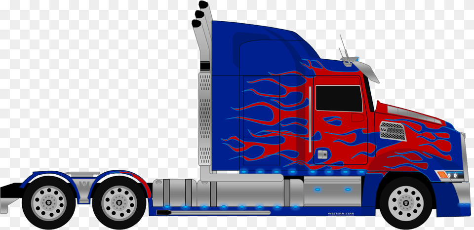 Peterbilt Drawing Optimus Prime Picture, Trailer Truck, Transportation, Truck, Vehicle Png