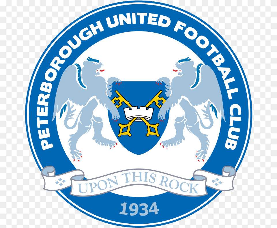 Peterborough United Logo, Emblem, Symbol, Badge, Wedding Free Png Download