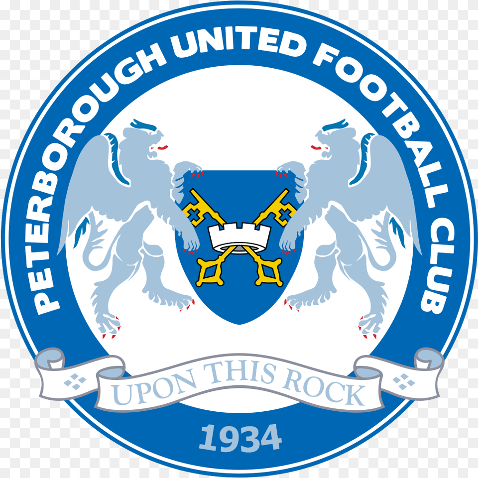 Peterborough United Peterborough United Fc Badge, Logo, Emblem, Symbol, Wedding Free Png