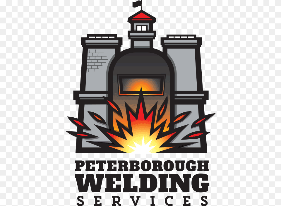 Peterborough Welding Services Logo Finished Graphic Design, Alcohol, Beverage, Liquor, Gas Pump Free Transparent Png