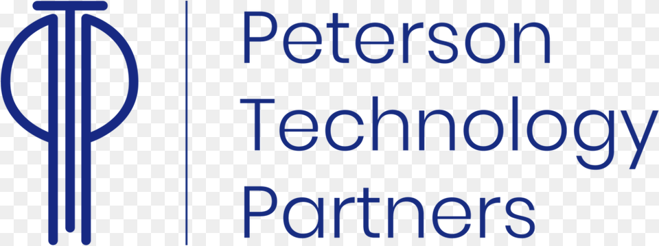 Peterson Technology Partners Logo Peterson Technology Partners, Text, Cutlery Free Transparent Png