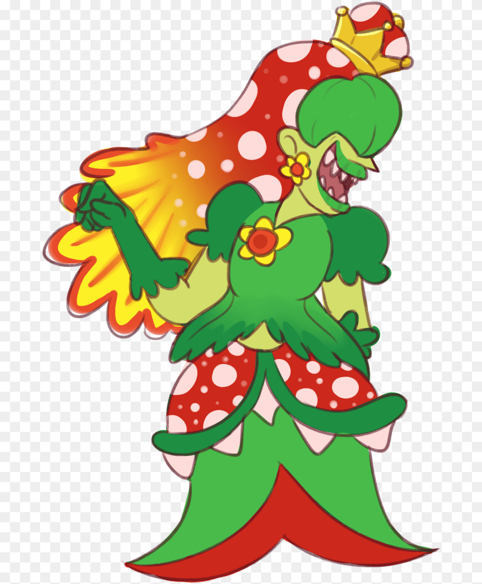 Petey Piranha By Second Piranha Plant Super Crown, Baby, Person, Performer, Pattern Png Image