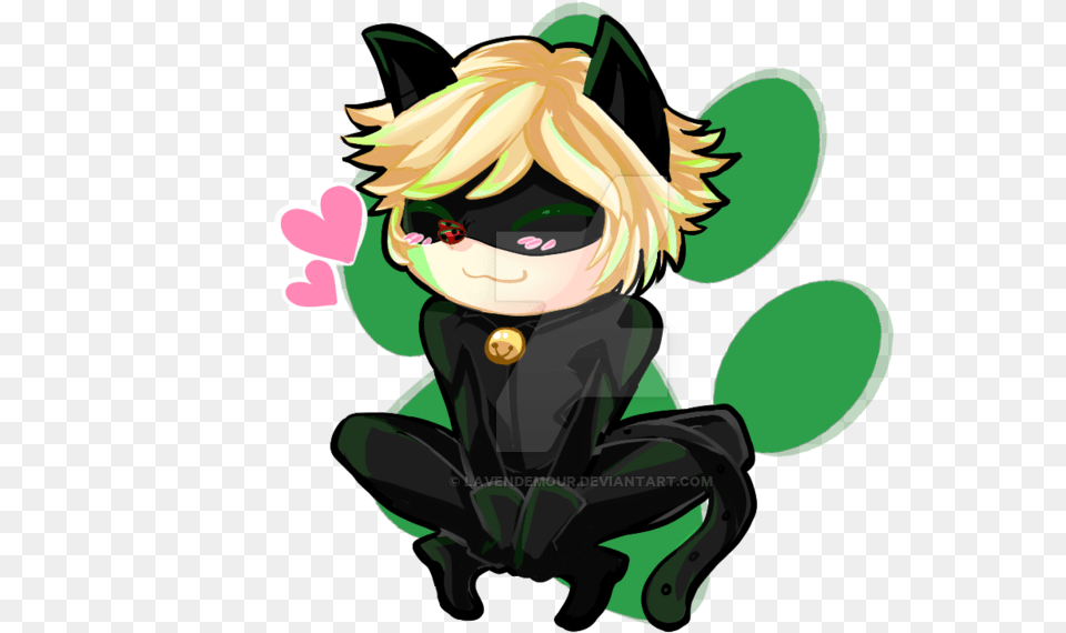 Petit Chat Noir Chibi Chat Noir, Book, Comics, Publication, Baby Free Png