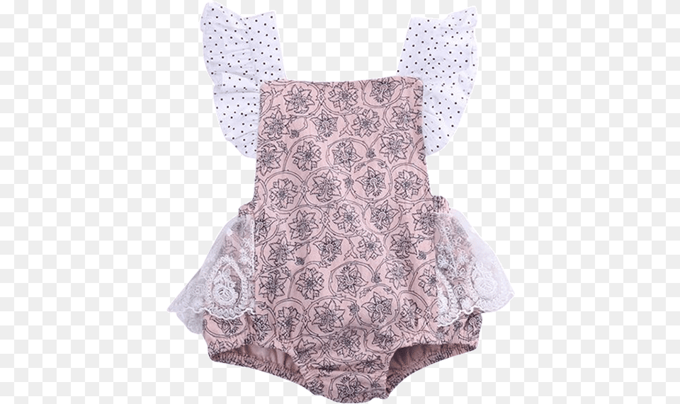 Petite Bello Bodysuit Dark Pink 0 3 Months Pink Lace Romper Suit, Pattern, Blouse, Clothing Free Png Download