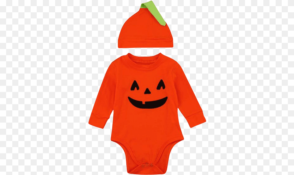 Petite Bello Bodysuit Set 0 6 Months Pumpkin Face Bodysuit Romper Suit, Clothing, T-shirt Free Png