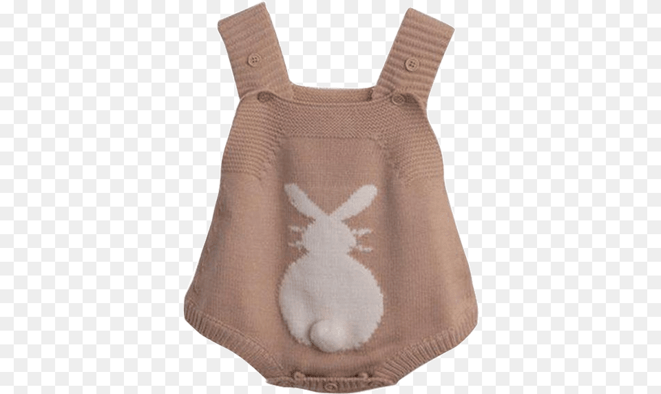 Petite Bello Playsuit Khaki 6 9 Months Bunny Tail Toddler Baby Girls Rabbit Knitted Strap Bodysuit Clothes, Bag, Clothing, Vest, Animal Png