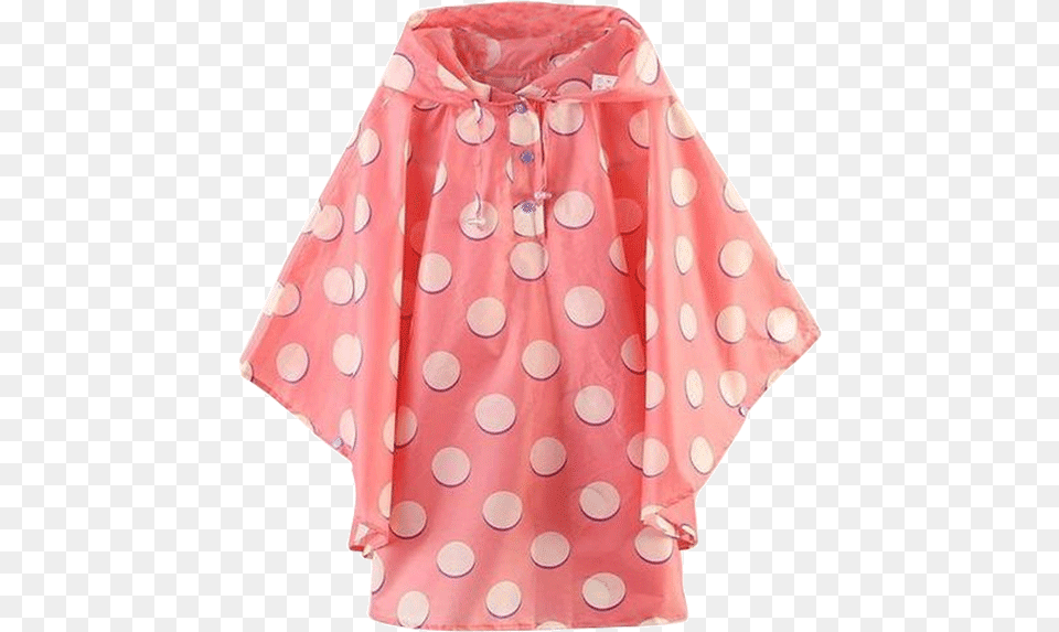 Petite Bello Raincoat Polka Dot Raincoat Raincoat, Clothing, Coat, Fashion Png