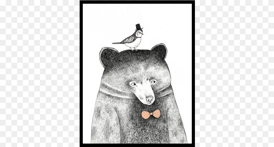 Petite Bello Room Decor Cm No Frame Bear Modern Watercolor Bear Home Illustration, Animal, Art, Mammal, Wildlife Free Transparent Png