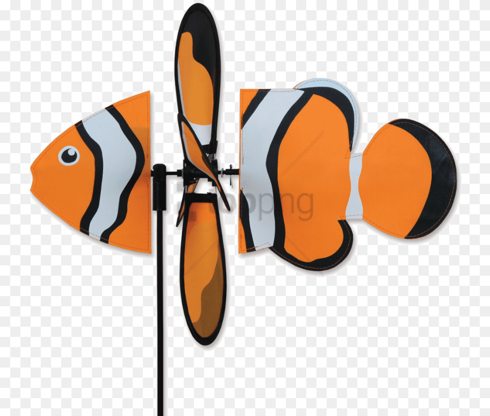 Petite Clownfish Spinner Premier Kites Amp Designs Dog Wind Spinner Pug, Oars, Sea, Outdoors, Water Free Png