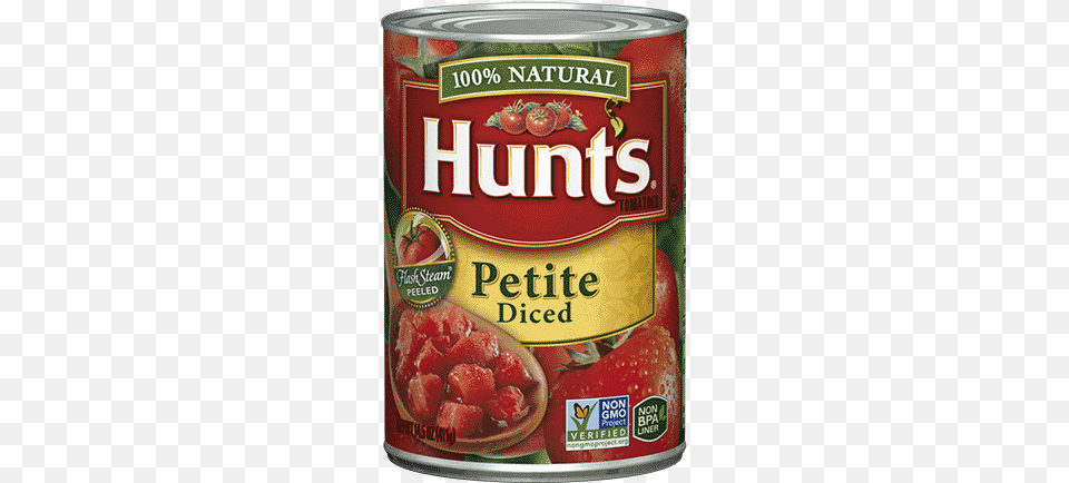 Petite Diced Tomatoes Hunt39s Whole Peeled Plum Tomatoes 145 Oz, Aluminium, Tin, Food, Ketchup Free Png Download