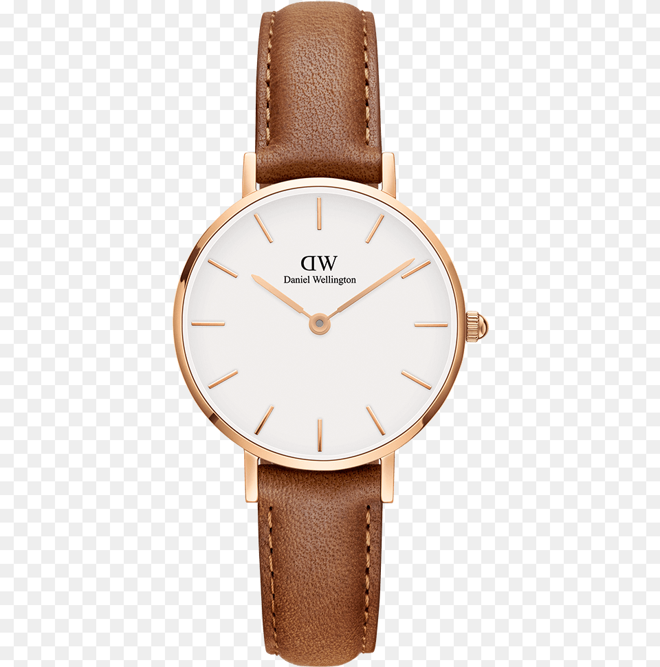 Petite Durham 28 Rose Gold Daniel Wellington Watches Dubai, Arm, Body Part, Person, Wristwatch Free Png