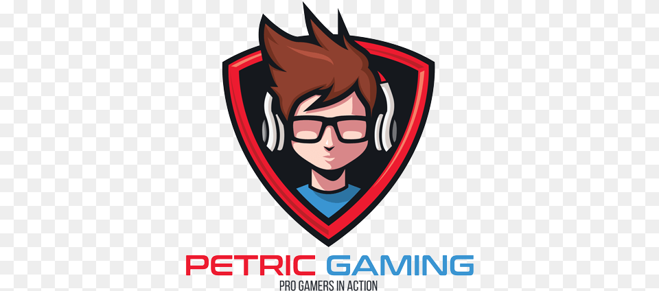 Petric Gaming Jdoo Pro Gamers In Action Gaming And Music Logo, Face, Head, Person, Accessories Png Image