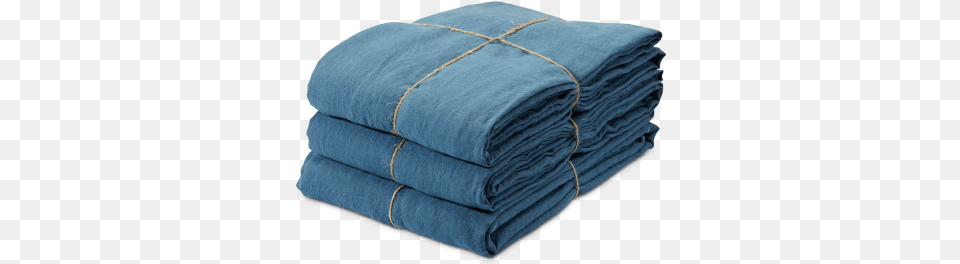 Petrol Blue Pre Washed Linen Flat Sheet, Blanket, Clothing, Coat Free Png
