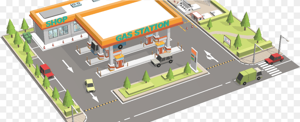 Petrol Pump And Cng Gas Station Cctv Security Solution Cng Gas Station Design, City, Neighborhood, Road, Street Free Transparent Png