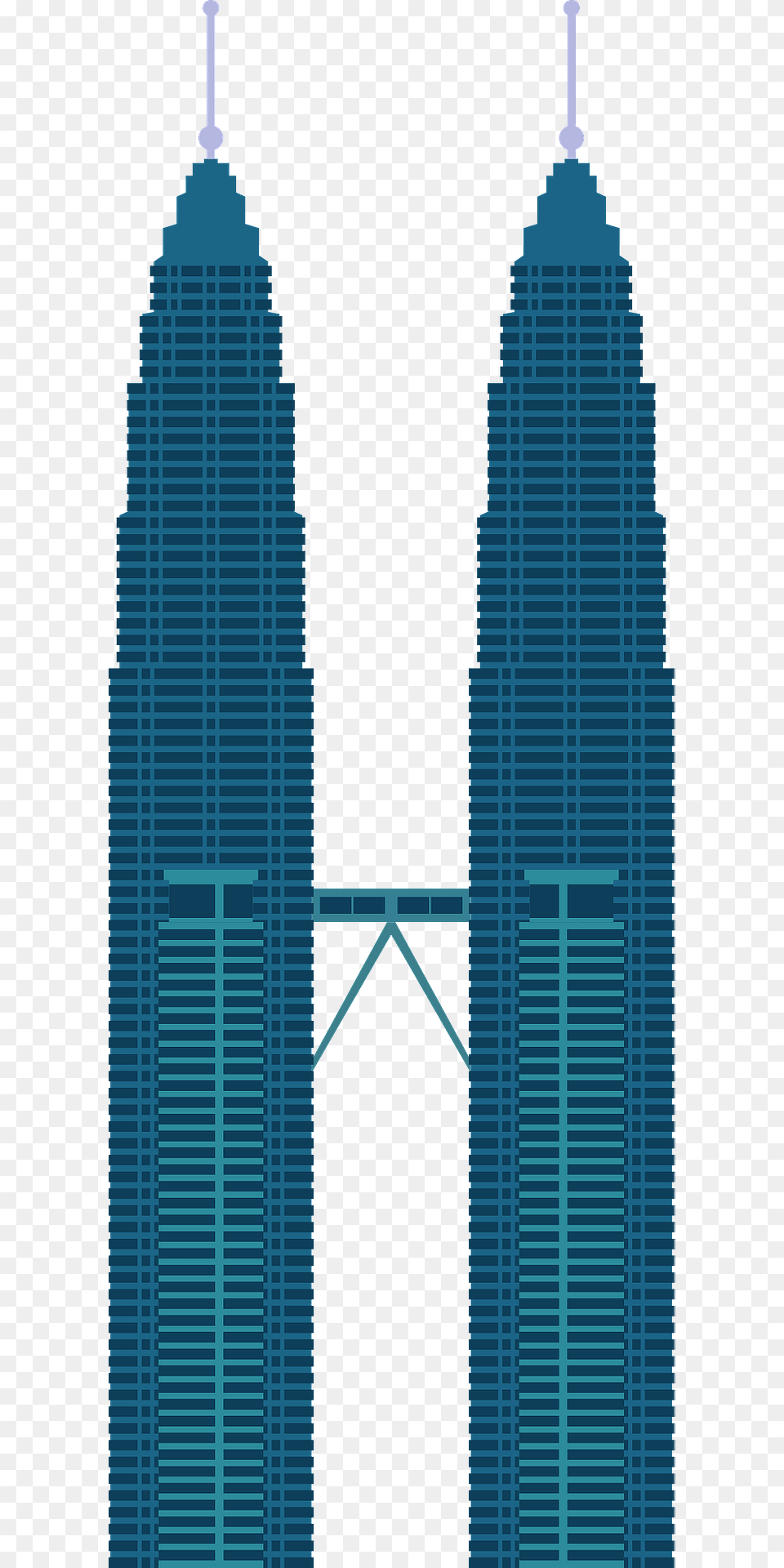 Petronas Towers Clipart, Architecture, Skyscraper, Metropolis, Urban Free Png Download