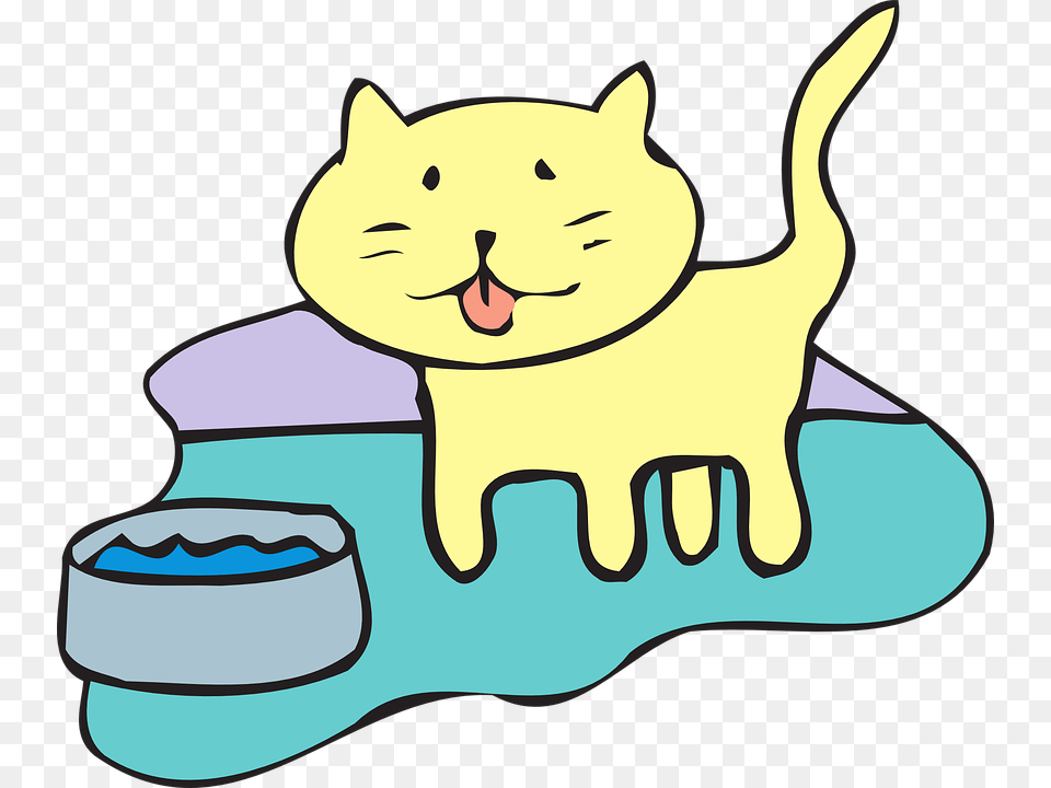Pets Clipart Drinking Water, Animal, Cat, Mammal, Pet Free Png