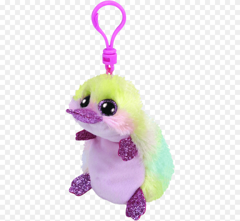 Petunia The Pastel Platypus Clip Beanie Boo Ty Beanie Boos Petunia, Electronics, Hardware, Toy, Accessories Png