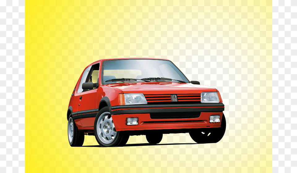 Peugeot 205 Gti, Vehicle, Car, Truck, Coupe Free Png Download