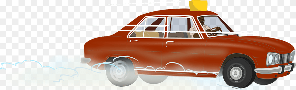 Peugeot 504 Taxi Clipart, Car, Transportation, Vehicle, Machine Png Image