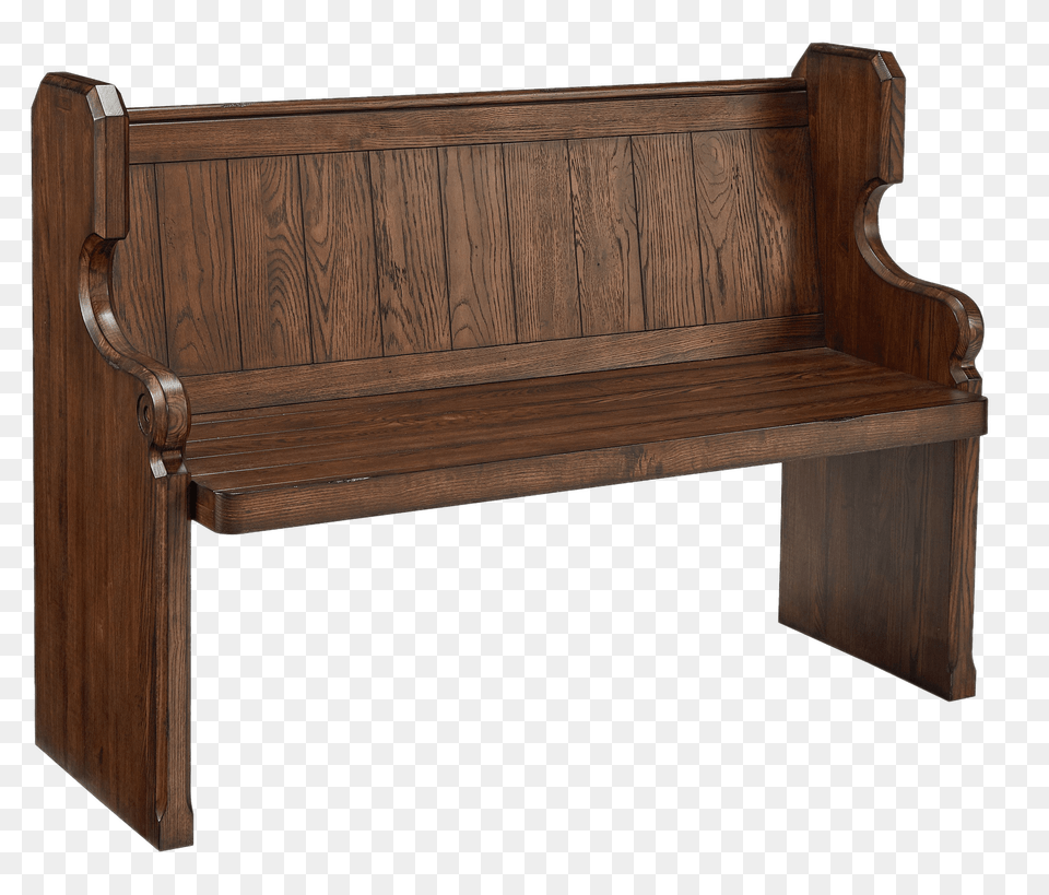 Pew Bench, Furniture, Wood, Park Bench Free Png