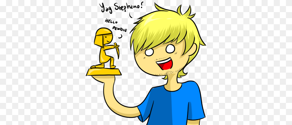 Pewdie And Stephano Pewdiepie Cartoon, Book, Comics, Publication, Baby Free Transparent Png