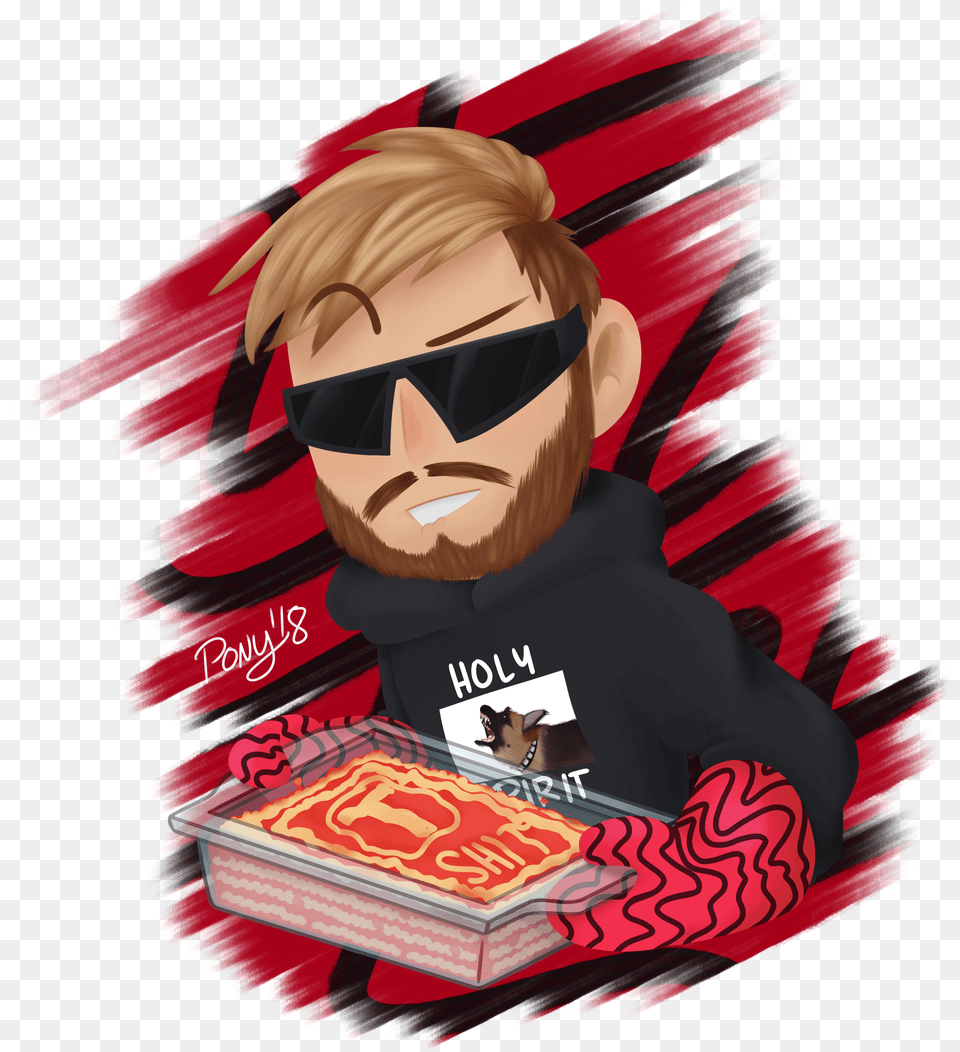 Pewdiepie Bitch Lasagna, Book, Comics, Publication, Person Free Png Download