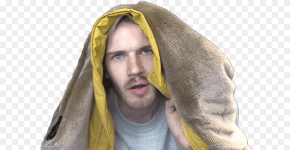 Pewdiepie Face View Samegoogleiqdbsaucenao Pewdiepieu0027s Bird, Person, Head, Sweater, Clothing Free Transparent Png