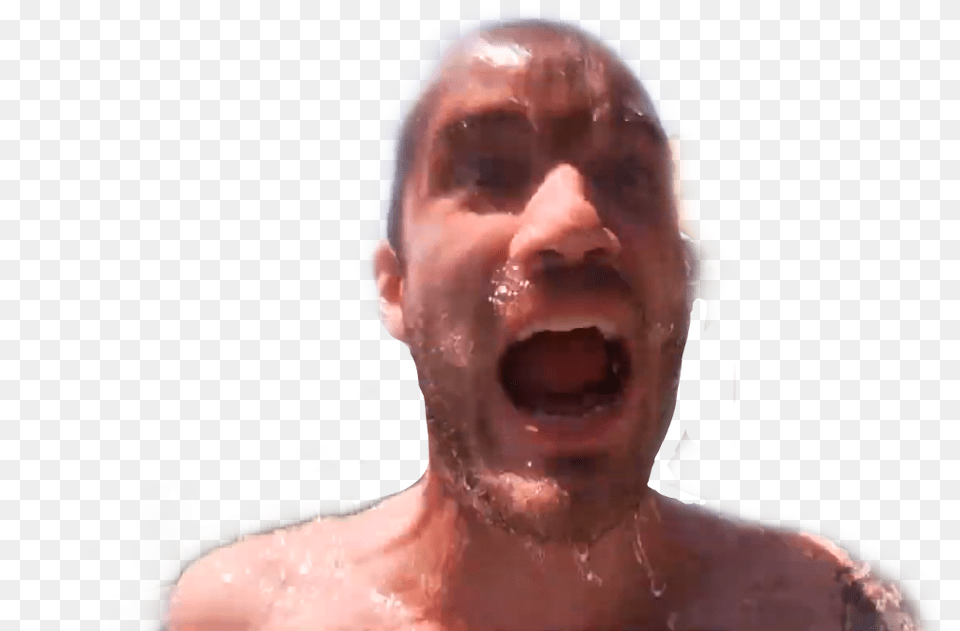 Pewdiepie Freetoedit Bathing, Face, Head, Person, Adult Png