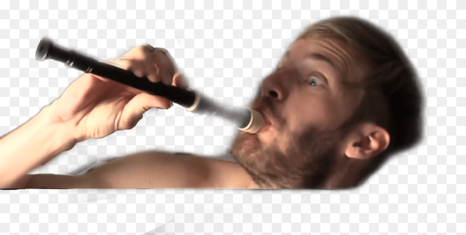 Pewdiepie Freetoedit Drinking, Performer, Person, Solo Performance, Smoke Pipe Free Transparent Png