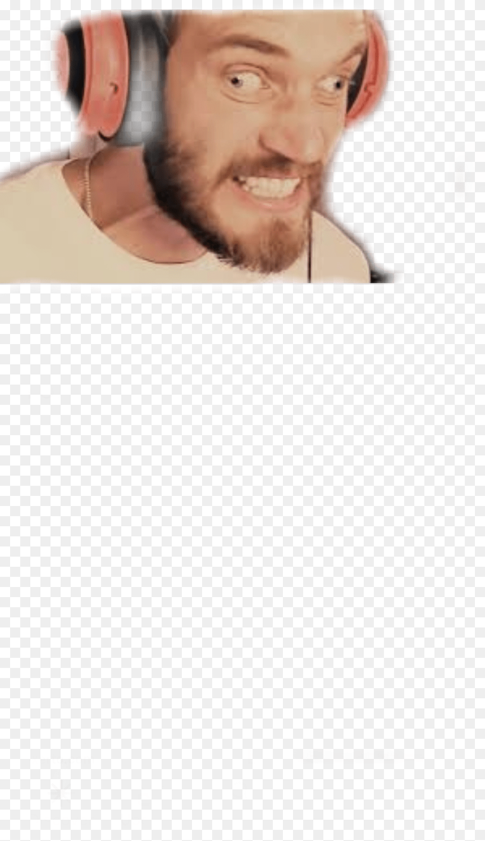 Pewdiepie Pewds War Tseries Headphones, Adult, Male, Man, Person Png