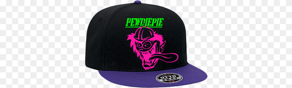 Pewdiepie Wool Blend Snapback Flat Bill Hat Ratchet And Clank Hat, Baseball Cap, Cap, Clothing Free Png