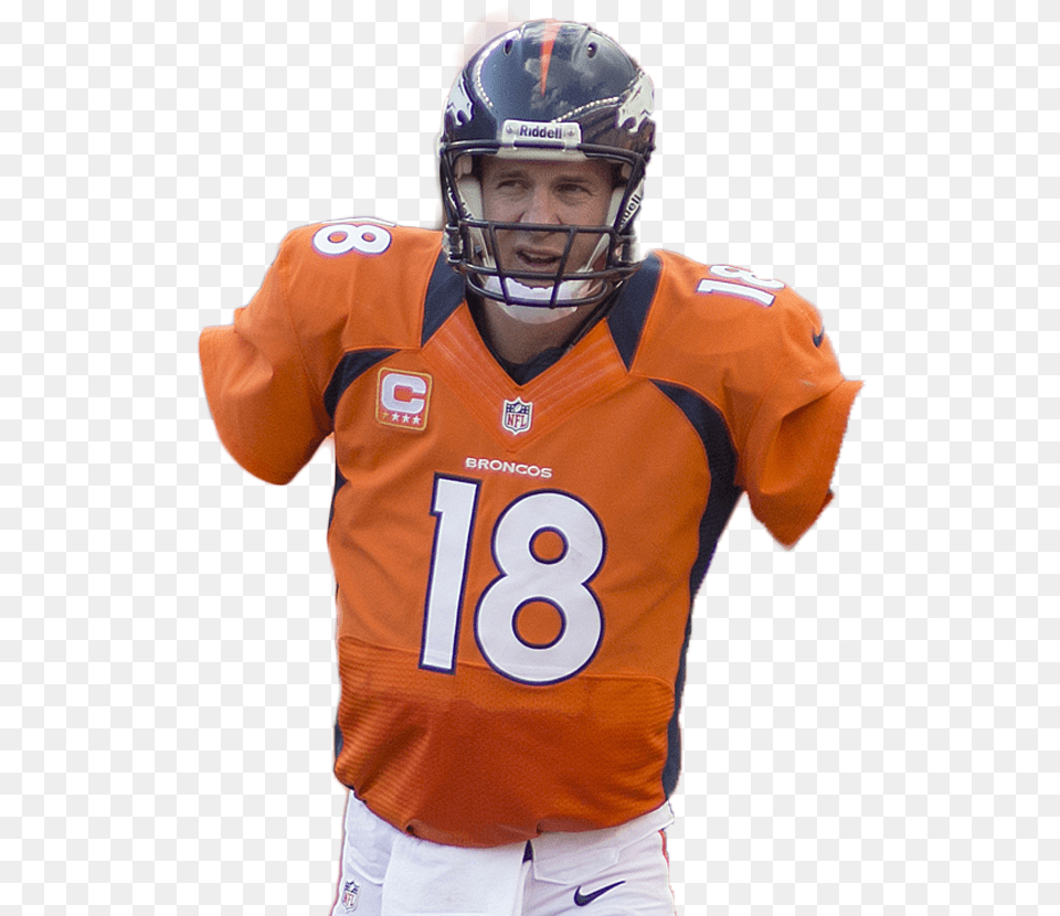 Peyton Manning Furniture The Butter Shortage And Football Player, Shirt, Clothing, Helmet, American Football Free Png Download