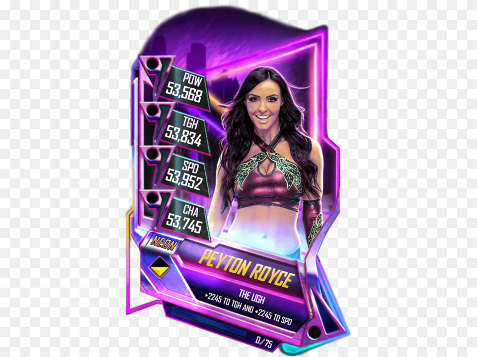 Peyton Royce Wwe Supercard, Adult, Female, Person, Woman Free Png Download