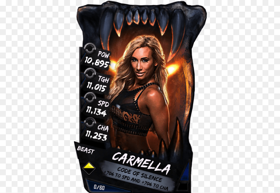 Peyton Royce Wwe Supercard, Adult, Advertisement, Female, Person Free Png Download