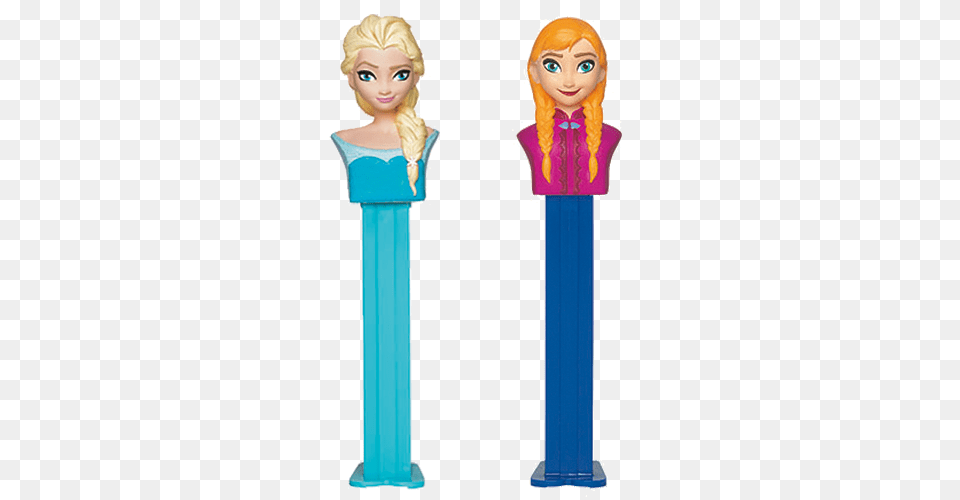 Pez Disney Frozen Candy Dispenser Twin Pack Gift Set Great, Adult, Female, Person, Pez Dispenser Free Png