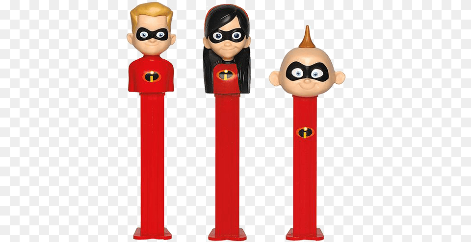 Pez Disney Incredibles 2 Collection Candy Dispenser Pez Incredibles 2 Assortment, Pez Dispenser, Baby, Person, Face Free Png Download