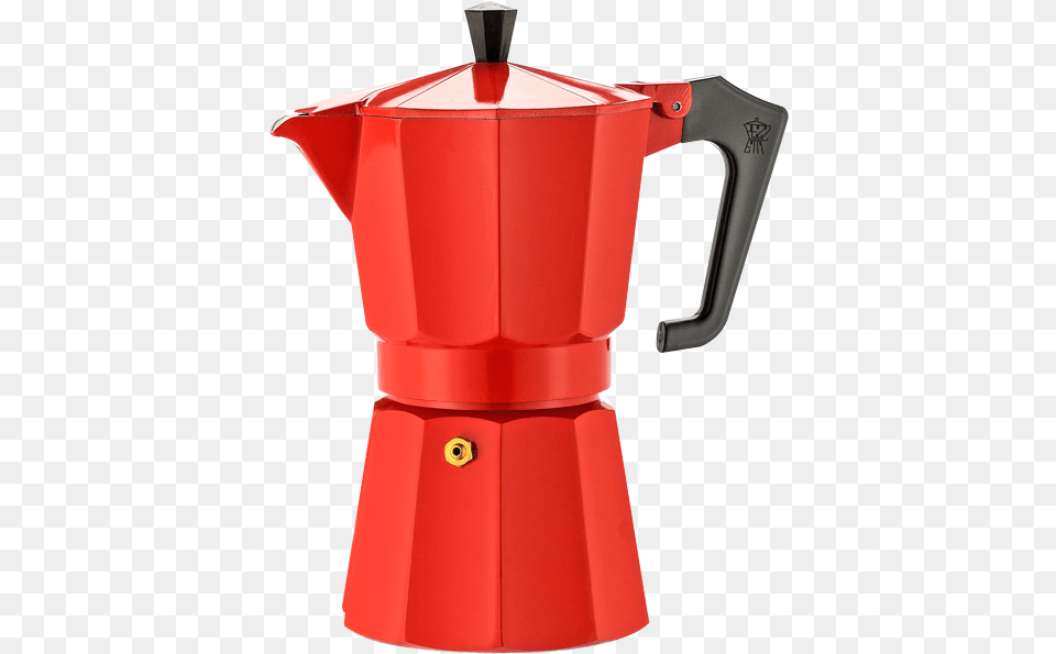 Pezzetti Espresso Coffee Maker Red 9 Cup, Mailbox, Device, Electrical Device, Appliance Png