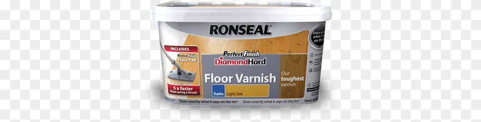 Pf Dh Floor Varnish Ronseal Diamond Hard Floor Varnish, Mailbox, Paint Container, Dessert, Food Free Transparent Png