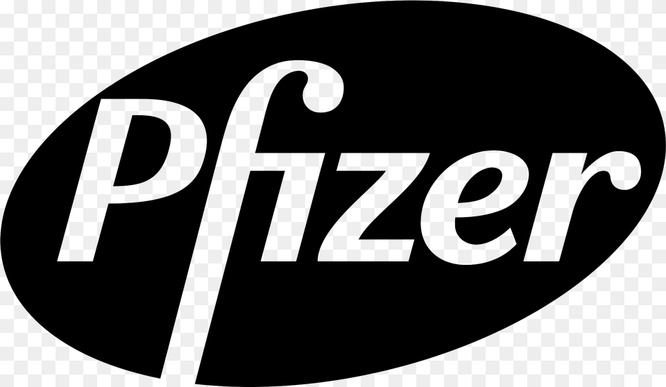 Pfizer Logo Black And White Pfizer Logo White, Gray Png Image