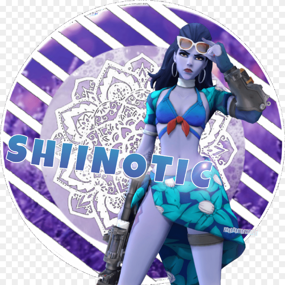 Pfp Overwatch Widowmaker Freetoedit Widowmaker Pfp, Adult, Publication, Person, Female Free Png