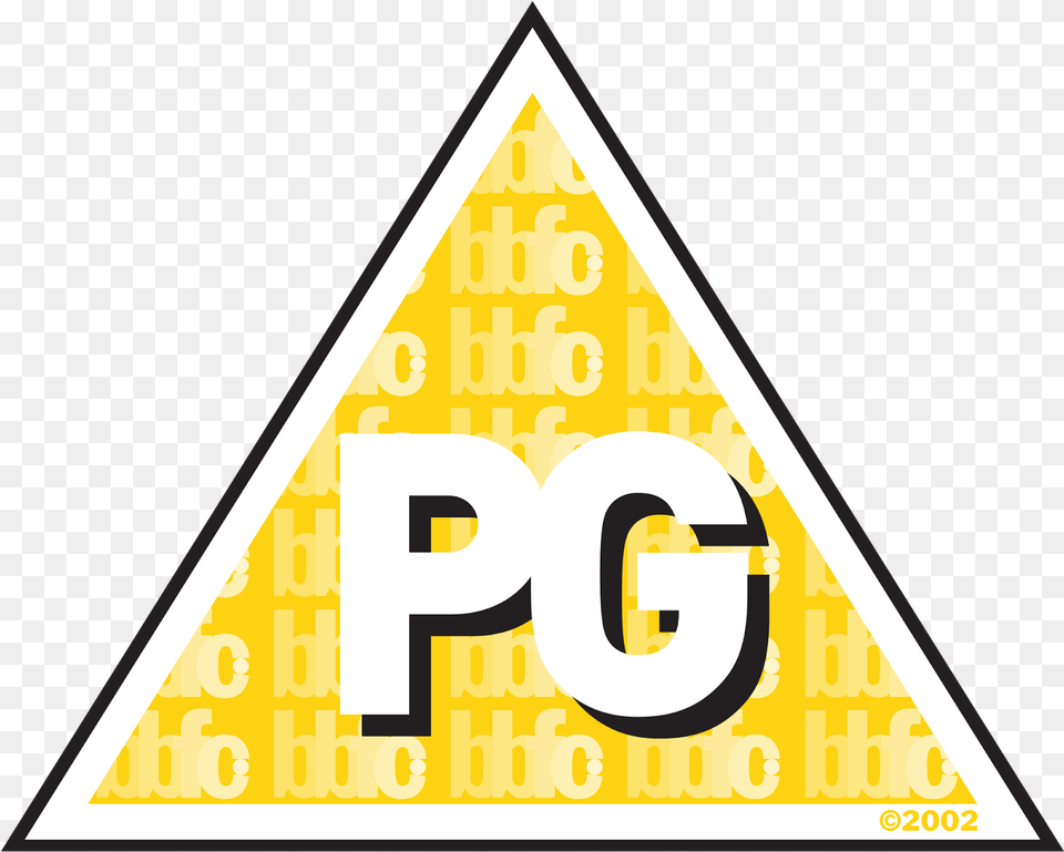 Pg Age Rating Logo, Triangle, Symbol Png