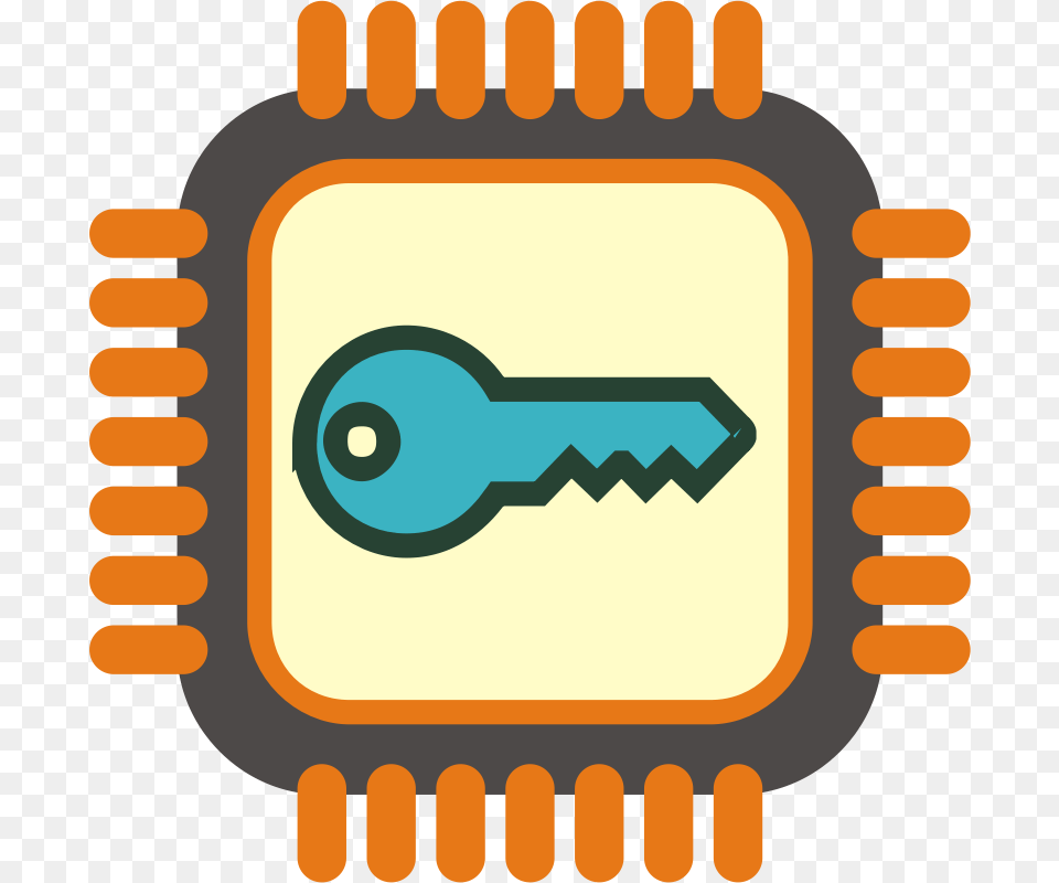 Pgb Chip Crypto 3 Microprocessor Clip Art, Key Png Image