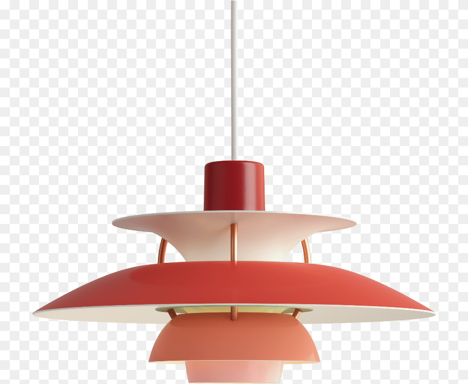 Ph 5 Mini Hues Of Red Light Pendant Ph Mini, Lamp, Appliance, Ceiling Fan, Device Png Image