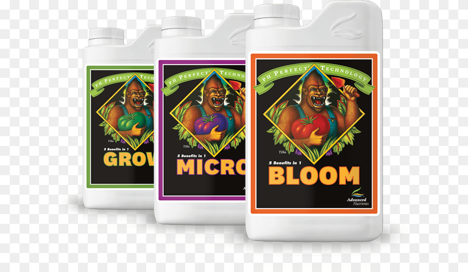 Ph Perfectltsupgtltsupgt Grow Micro Bloom Advanced Nutrients Ph Perfect, Baby, Person, Face, Head Free Png Download