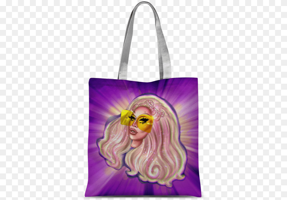 Phaedra Phaded Purple Glow Tote Bag, Accessories, Handbag, Purse, Tote Bag Free Png