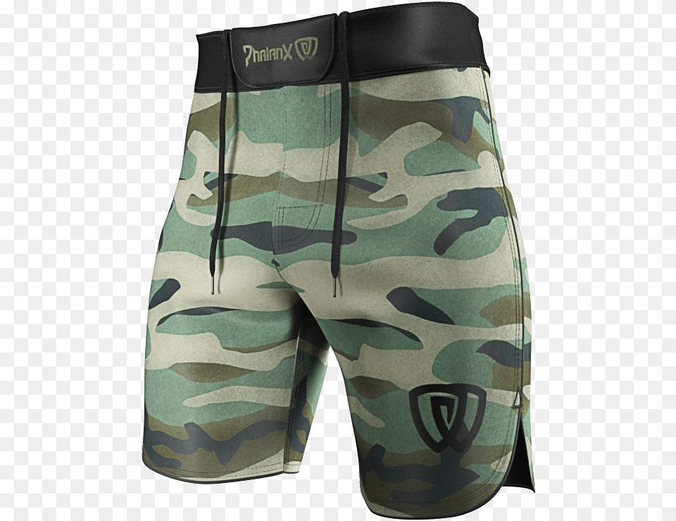 Phalanx Green Camo Fight Shorts Perfect For Mma And Camouflage Mma Shorts, Clothing, Swimming Trunks Free Png Download