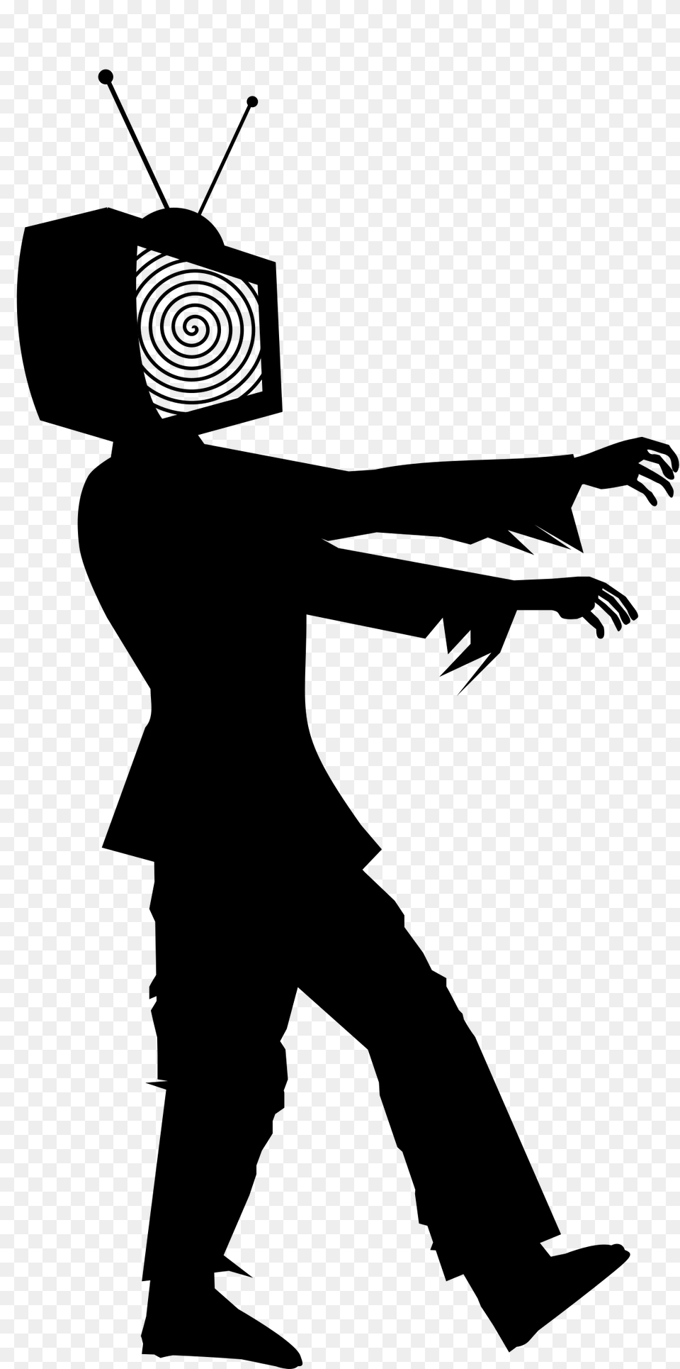 Phanom Clipart Zombie, Gray Free Transparent Png