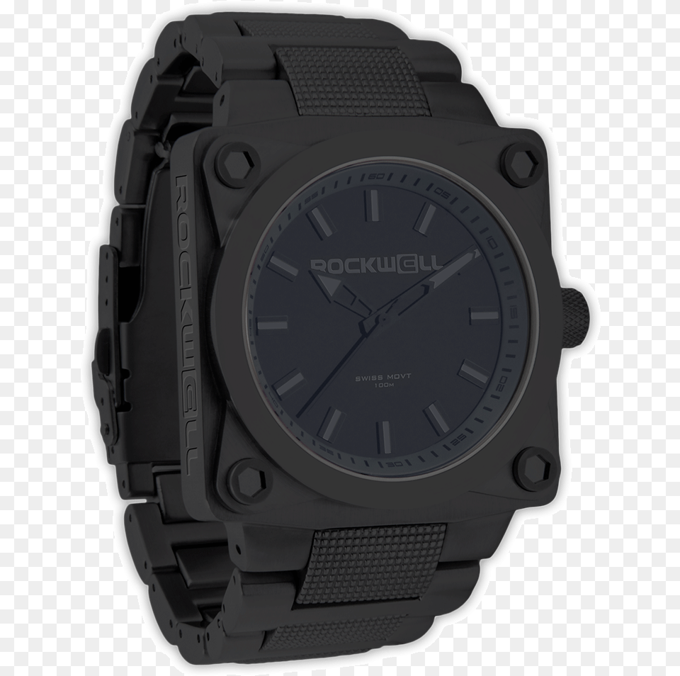 Phantom Black 45mm Watchclass Rockwell, Arm, Body Part, Person, Wristwatch Free Png