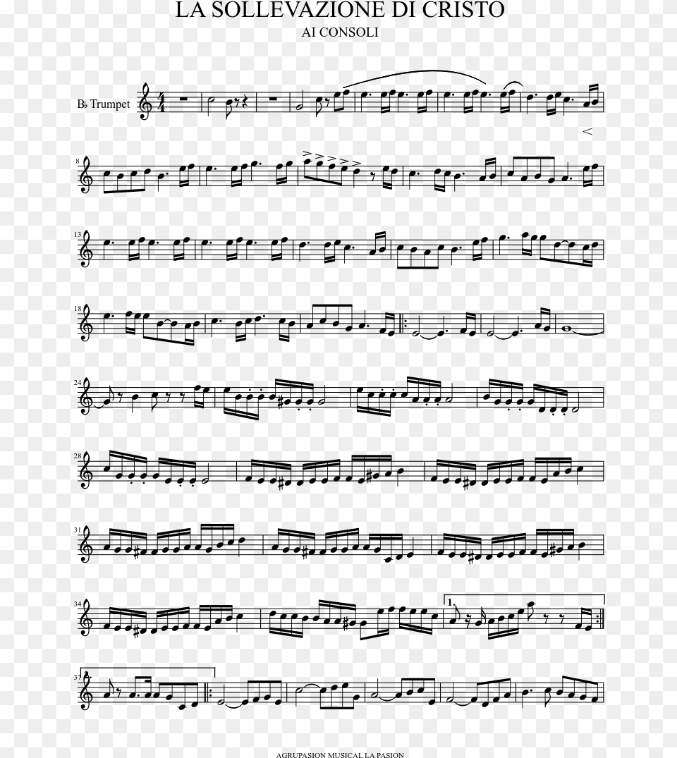 Phantom Of The Opera Clarinet Sheet Music, Gray Png Image