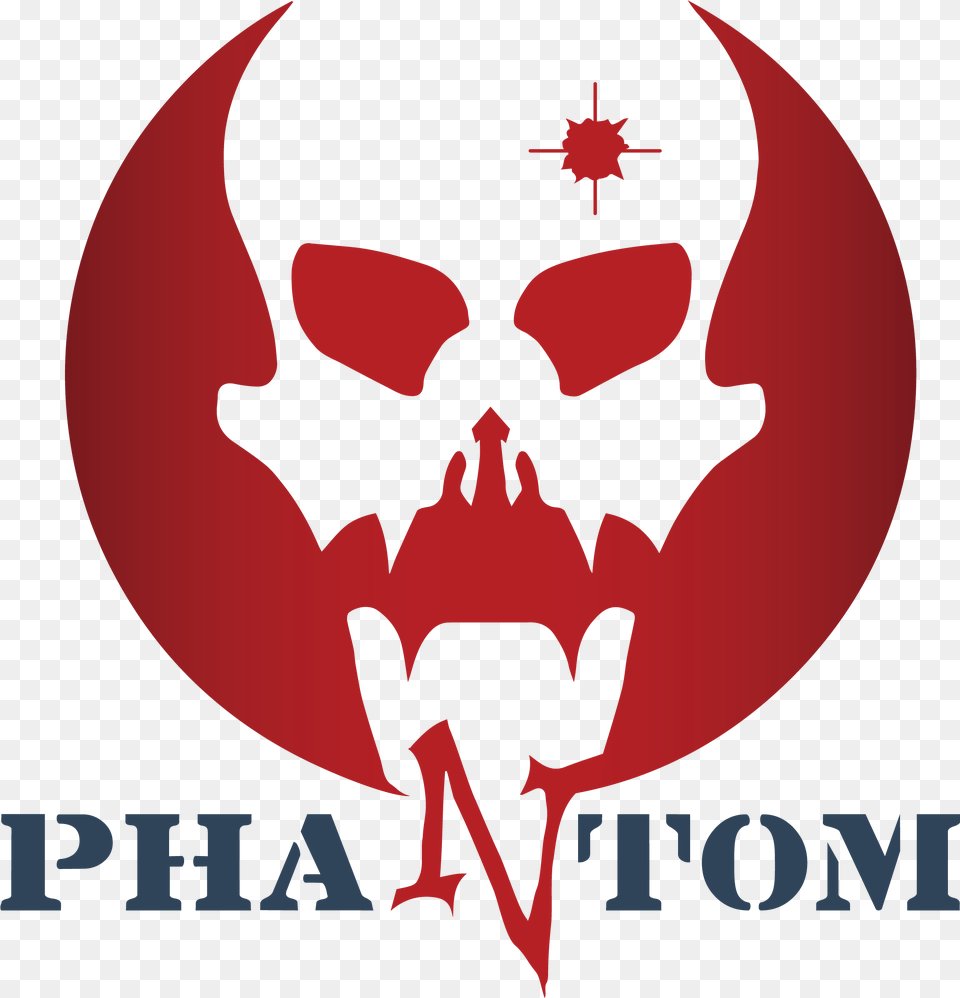 Phantom Target System Red Phantom Logo, Symbol, Person Png Image